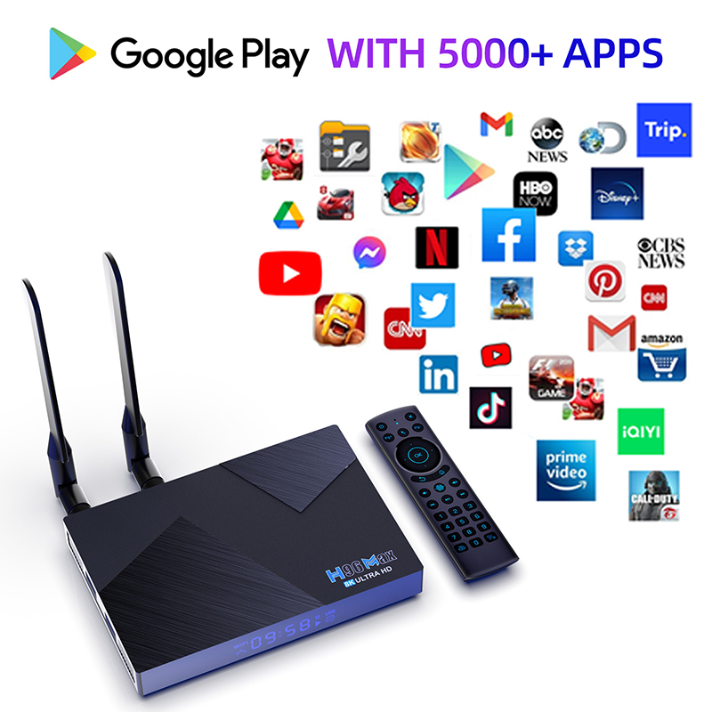 

New H96 Max V58 Rockchip RK3588 8GB 64GB Android 12 TV Box 8K WiFi6 2.4G/5G BT5.0 Stream Media Player 4GG 32GB