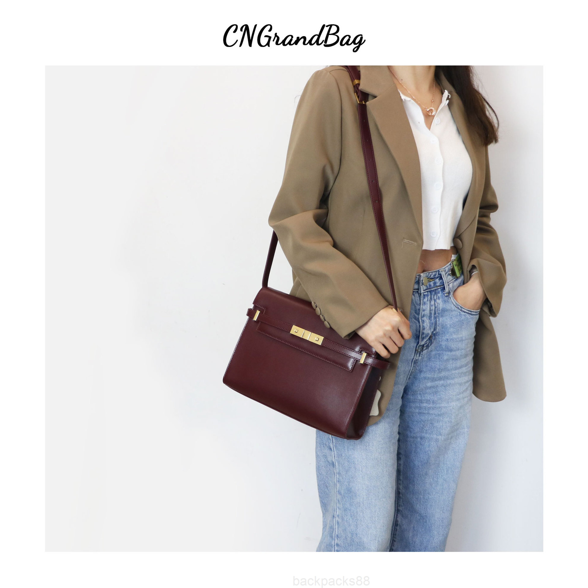 Designer Luxury Yysl Sacs pour les sacs à main pour femmes Posses à bandoulière Yslitys grande capacité polyvalente le sac fourre-tout Loulou Mul