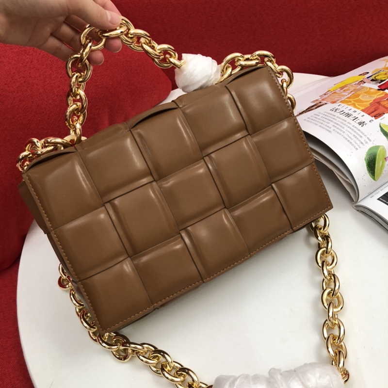 

Designer Bag Woman Fashion Tote Bags Handbag Women Crossbody Top Quality padded cassette Chain Cowhide Tofu Bun Luxury Handbags Shoulder, 7# 9942# size 26cm