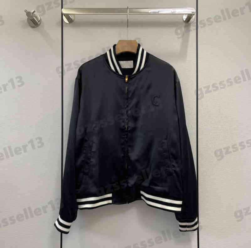 

Designer Womens Jacket Fashion Brand Classic Logo Print Embroidered Jacket Luxury Colorblock Ribbed Oversized Hooded Baseball Jackets 0912, Extra shipping