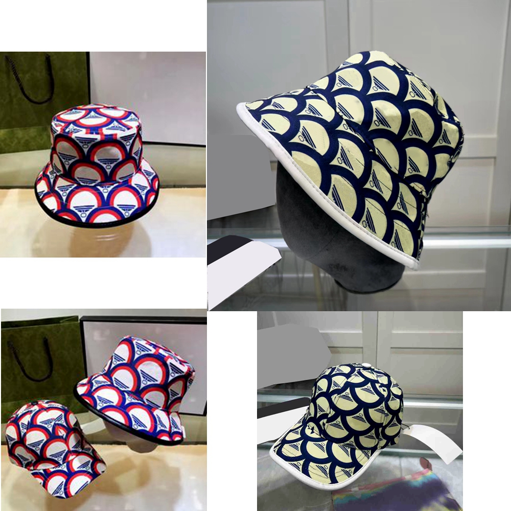 

Designers Luxurys baseball cap trefoil printed caps joint trendy bucket hat luxury sport sun hat high quality buckets hats, Multi