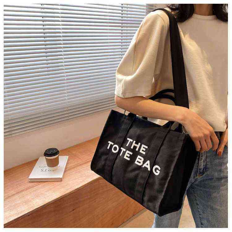 

Totes Marc The Tote Bag Women Designer Handbag 7 color Fashion Bags Ladies Handbags Shoulder Canvas Shopping Letter Print Travel Dyed Crossbody Bags, Marcbag-red (with logo)