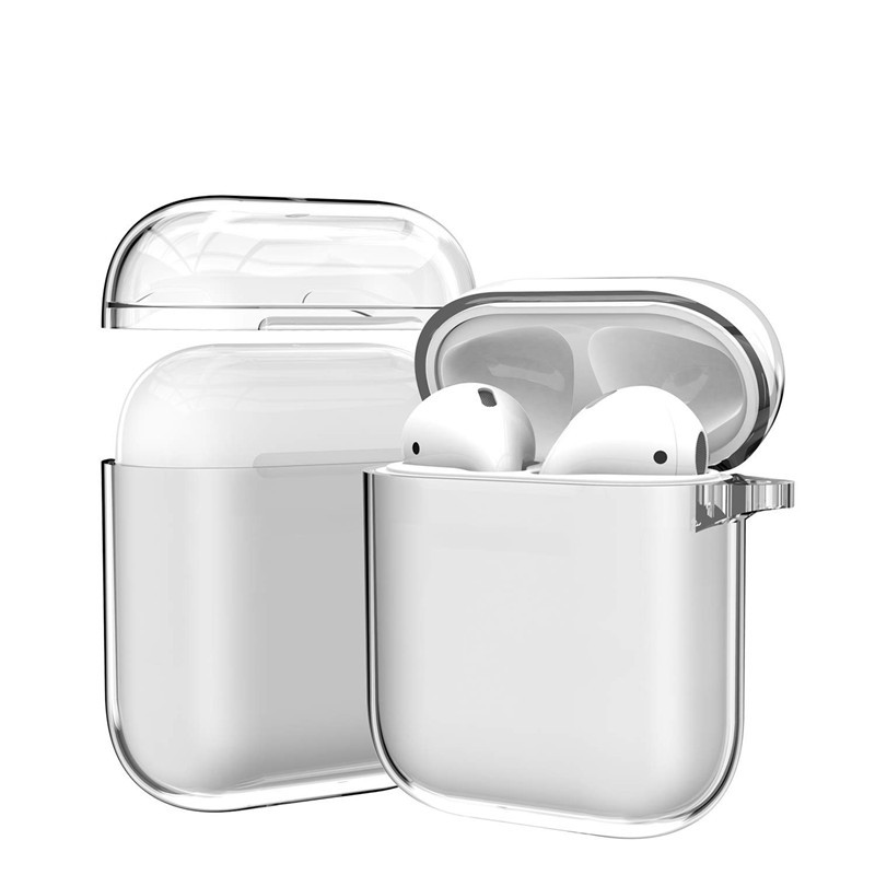 

For Airpods2 Headphone Accessories Solid Silicone Cute Protective Earphone Cover Apple Wireless Charging Box Shockproof Case