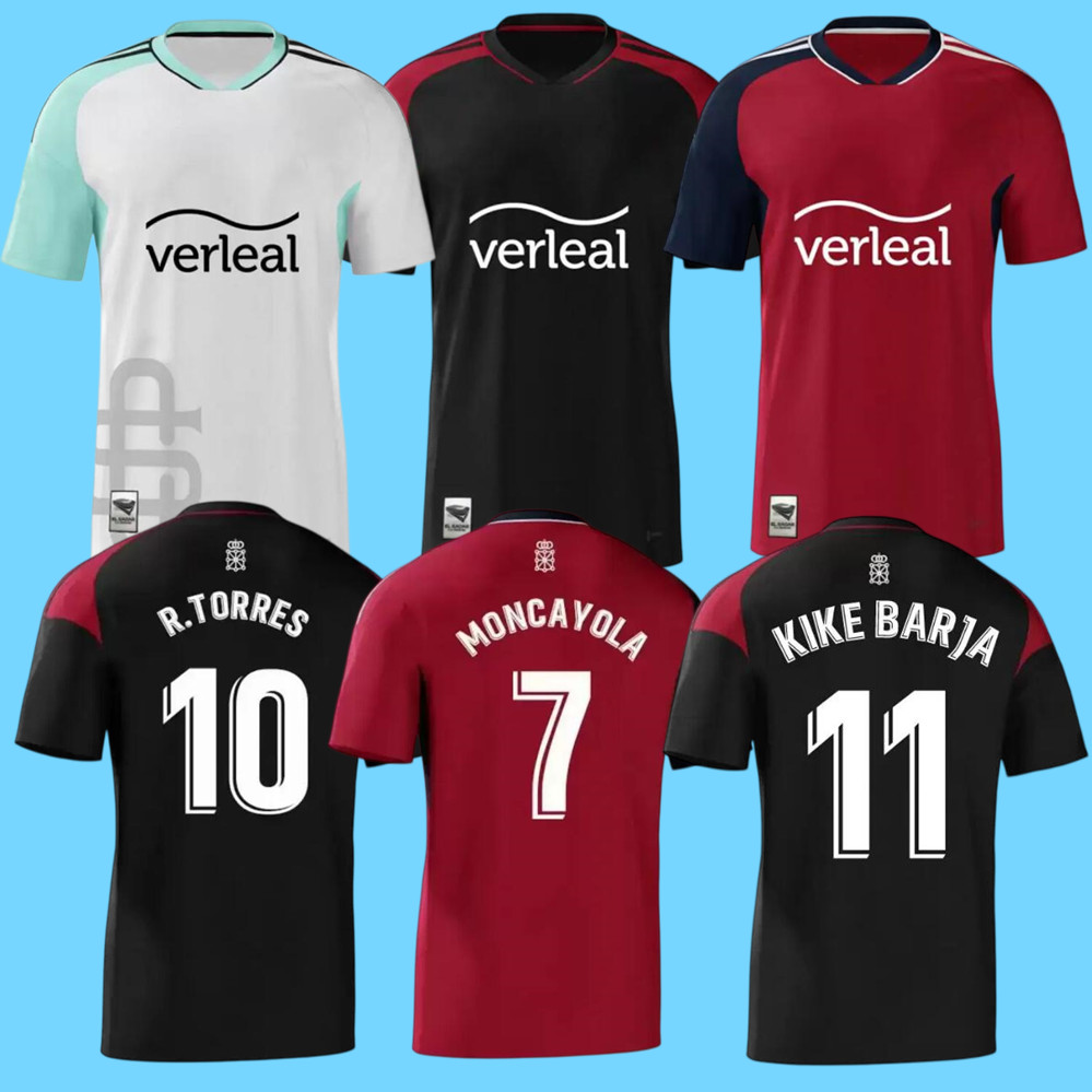 

22 23 OSASUNA soccer jersey home DAVID GARCiA CHIMY aVILA CAMISETA EQUIPACIoN ADULTO 2022 2023 TORRES MONCAYOLA MANU SANCHEZ home away Football shirt men