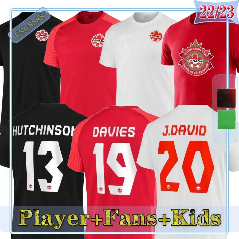 

Soccer Jersey 22 World Cup Canada DAVIES DAVID Osorio 2022 home away national team EUSTAQUIO HUTCHINSON CAVALLINI LARIN HOILETT Maillot Foot, (fsan)
