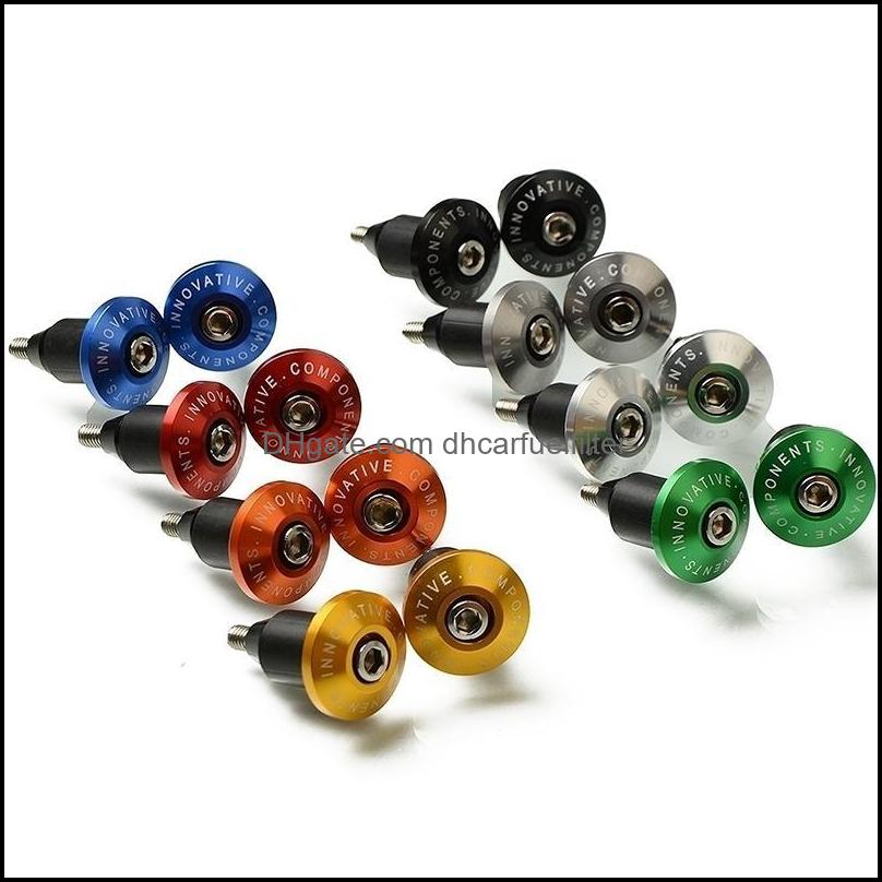 Handlebars Motorcycle Handle Bar End Weight Handlebar Grips Cap For Dirt Bike PartsHandlebars