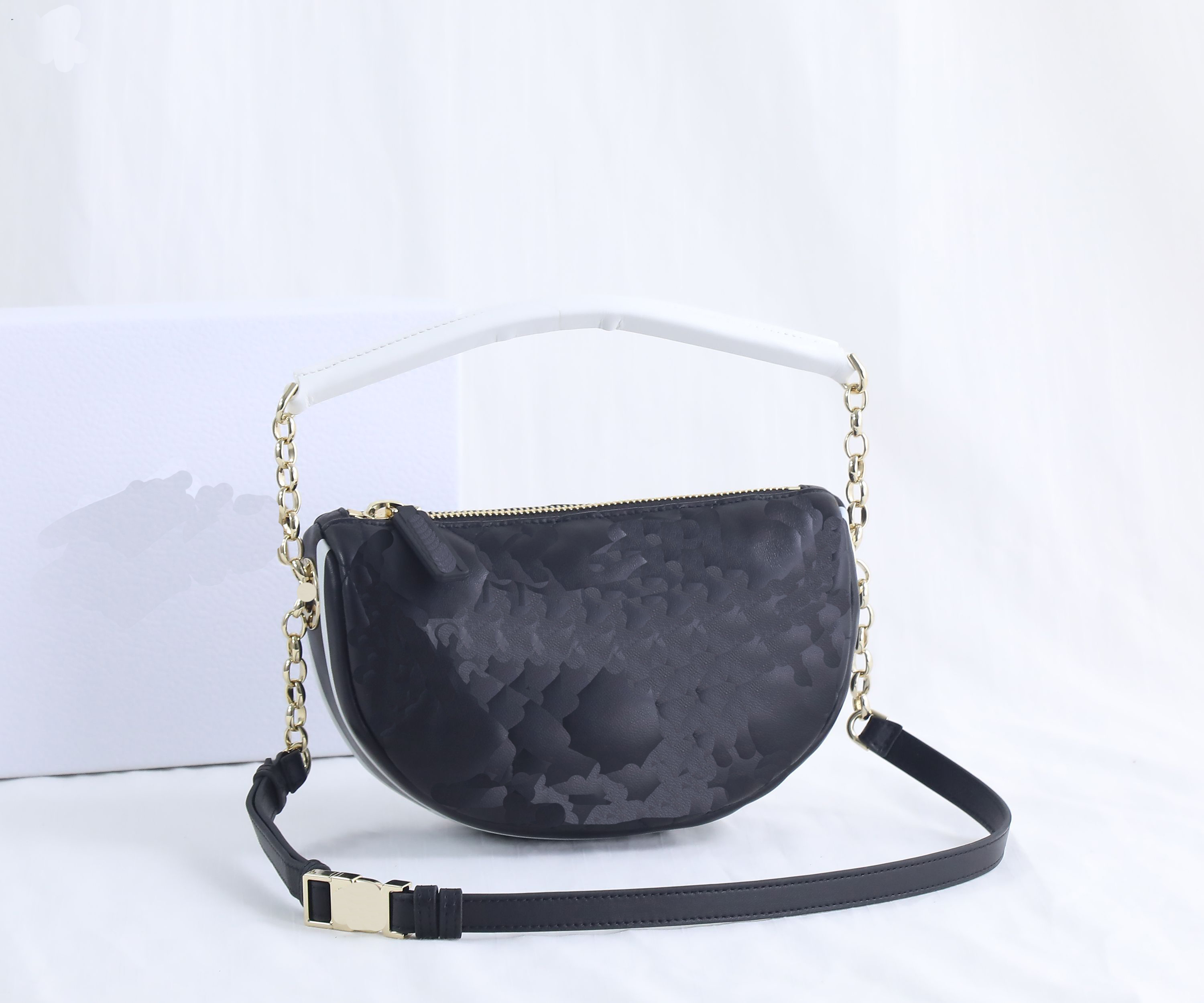 

2022 Hot Fashion Shoulder Bags Top Leather Designer Handbags Luxury Dinner Messenger Bags Wallets 0977, White