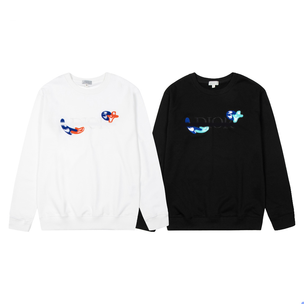 Pulls de cr￩ateurs laine avec des lettres motifs color￩s couleurs de cou rond swetshirts knits tops chauds chouchard 6666