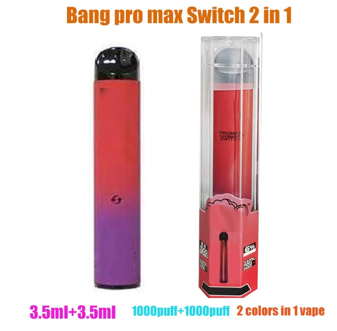 

Disposable Vape Bang Pro 1 Max XXL 2 Battery XXtra e cigarettes 6ml Double