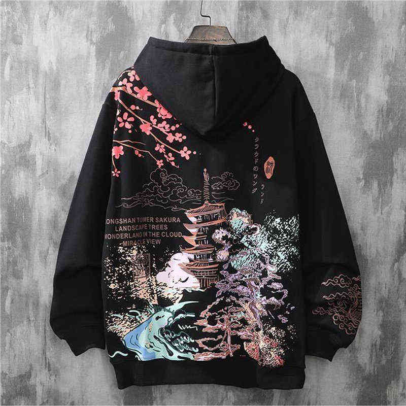 Sweats à capuche pour hommes sweats sudaderas con capucha sweat à capuche imprimé loft y2k vêtements harajuku hommes anime hip-hop japonais stree