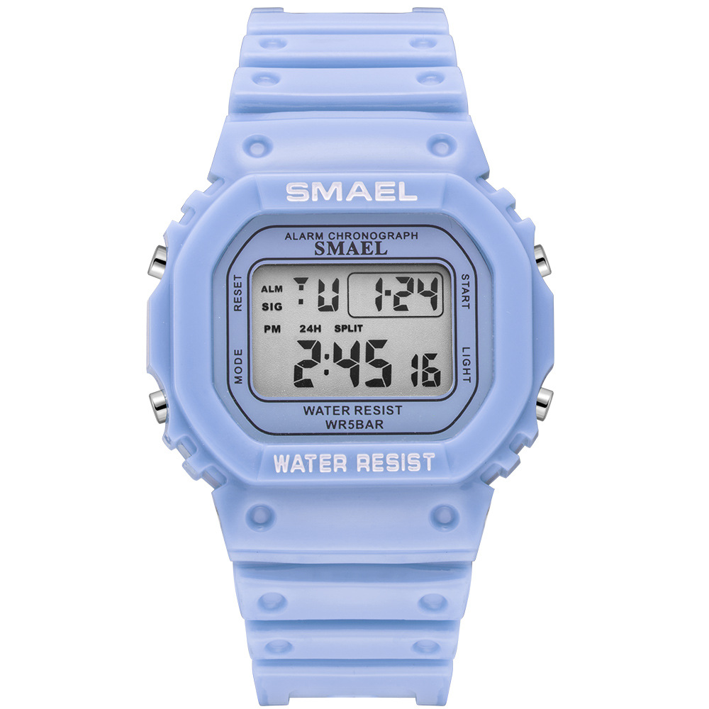 

Fashion SMAEL 1905 men casual luxury wristwatch Waterproof sports stopwatch alarm clock quartz watch fashion dropping, Blue