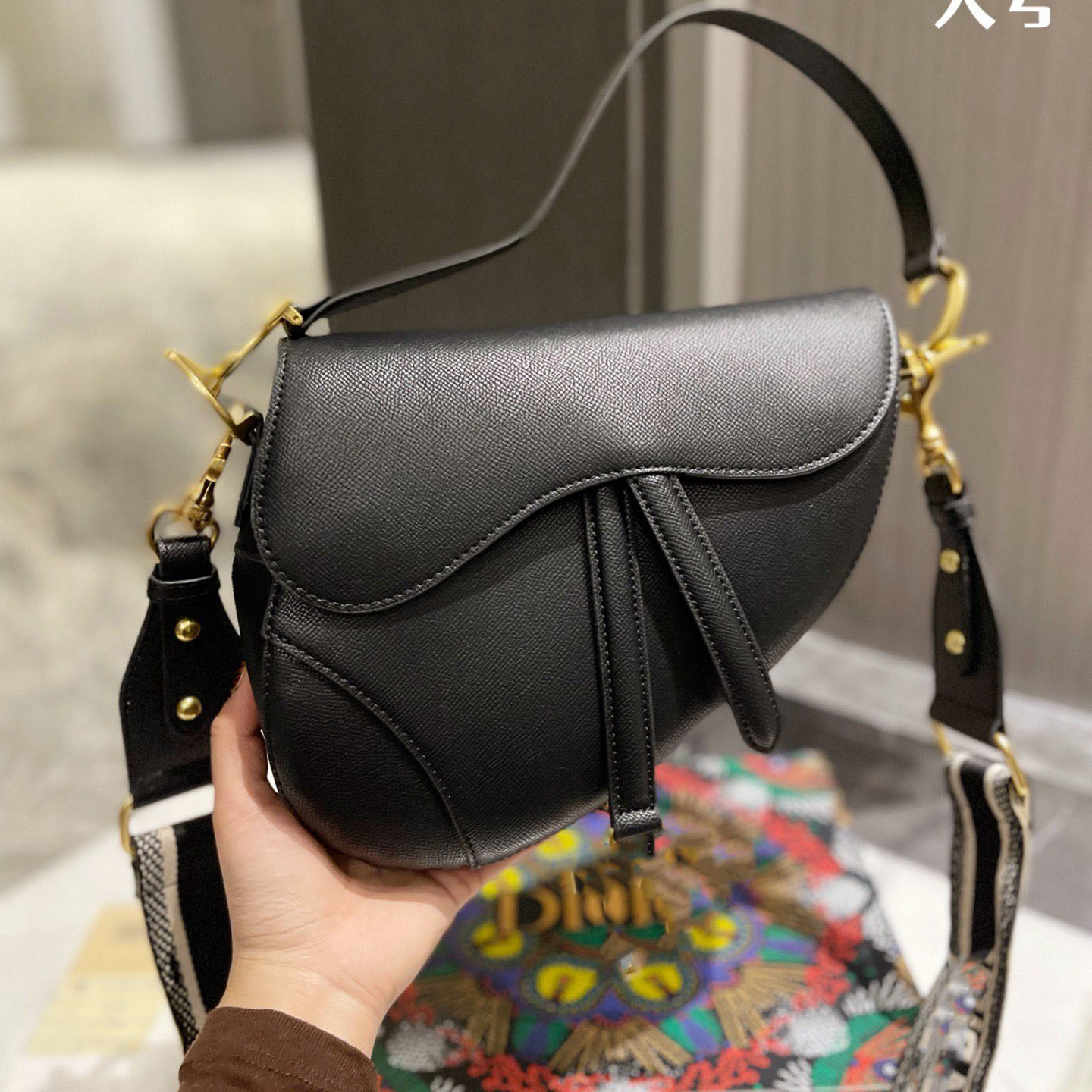 

Dinner bag Classic bag Women's handbag Flower women's composite handbag PU leather clutch shoulder bag Women's purse with purse