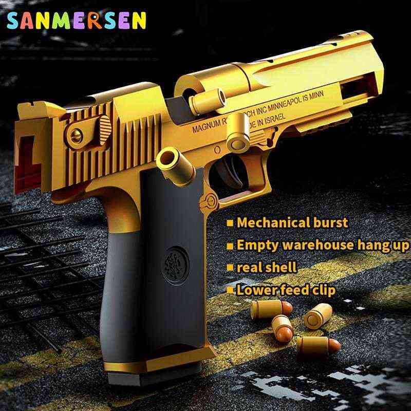 

Gun Toys Glock M1911 P85 Toy Gun Desert Eagle Catapult Pistol Soft Bullet Airsoft Outdoor Sports CS Shooting Pistol Toy T220907