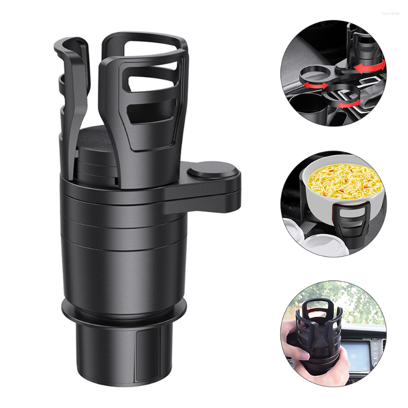 Porte-boissons Multifonctionnel Voiture Rétractable Tournant Bouteille D'eau Tasse