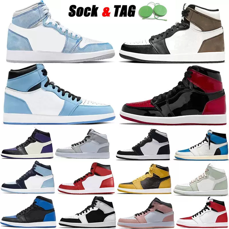 

2022 Jumpman 1 Basketball Shoes Women Mens 1s Trainers High Hyper Royal Neutral Grey Prototype Shadow 2.0 Obsidian Dark Mocha Twist Pine Green Sneakers 36-47, 24