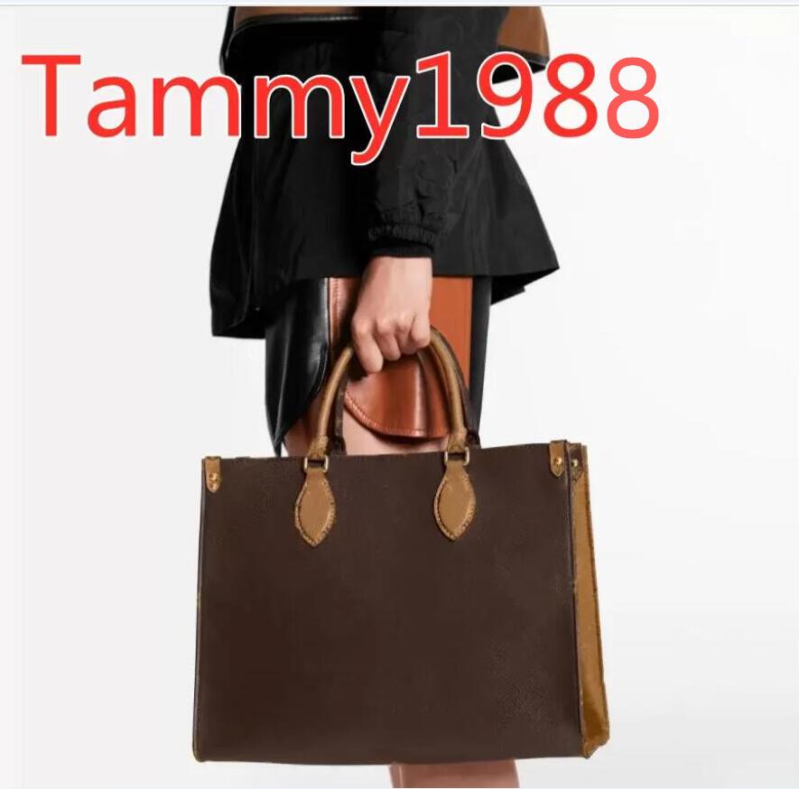 

GM 41cm Small 34cm High Quality Fashion Bags Black Totes Women's Large Shopping Tie Dye Canvas One Shoulder Crossbody Bags purse Clutch Leather handbags, Brown