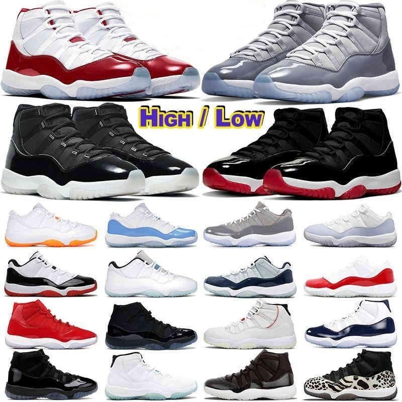 

2022 11s Men Basketball Shoes 11s Women 25th Anniversary WMNS Concord 45 Space Jam Cap and Gown Legend Blue sport sneakers Size 36-47, Customize