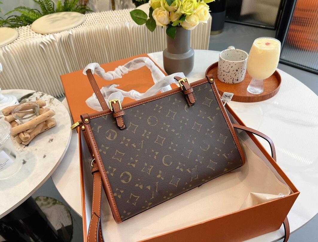 

LQ Vintage Crafty ON THE GO Shoulder Bag Totes Purse WOMEN luxury designer leather lady Handbags messenger crossbody bag Tote Wallet backpack, Extra freight