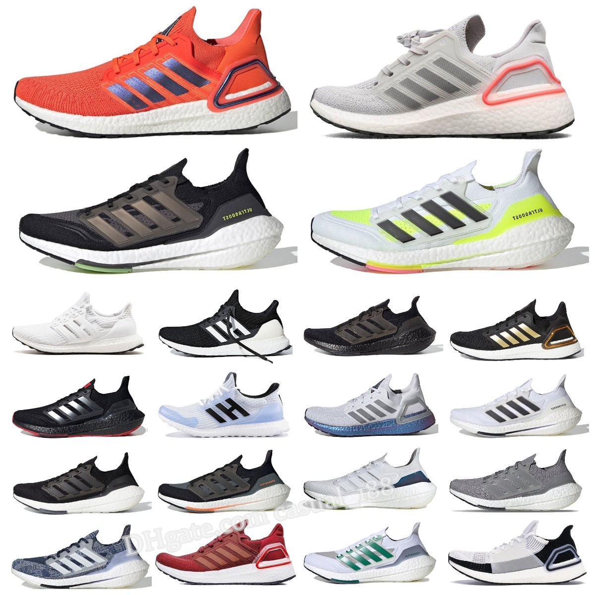Running casual Shoes Women designer Sneakers Carbon Scarlet Core Black Sub Green Triple White Ash Peach Men Sports 21 4.0 UltraboostS Og Mens Ultra Boosts Bred 5.0 6.0, Bubble column