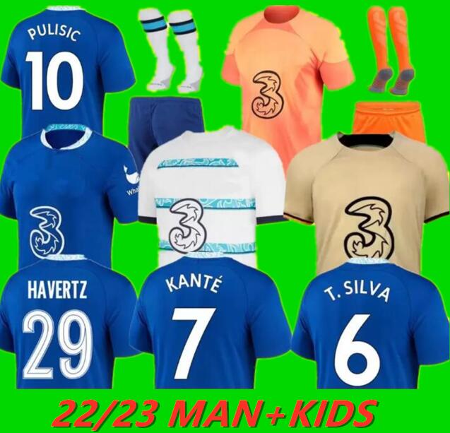 

22 23 STERLING CFC FOFANA Soccer Jersey Fans PULISIC MOUNT Match HAVERTZ ZIYECH CHILWELL 2023 KOULIBALY football shirt CUCURELLA kits KANTE maillot 666