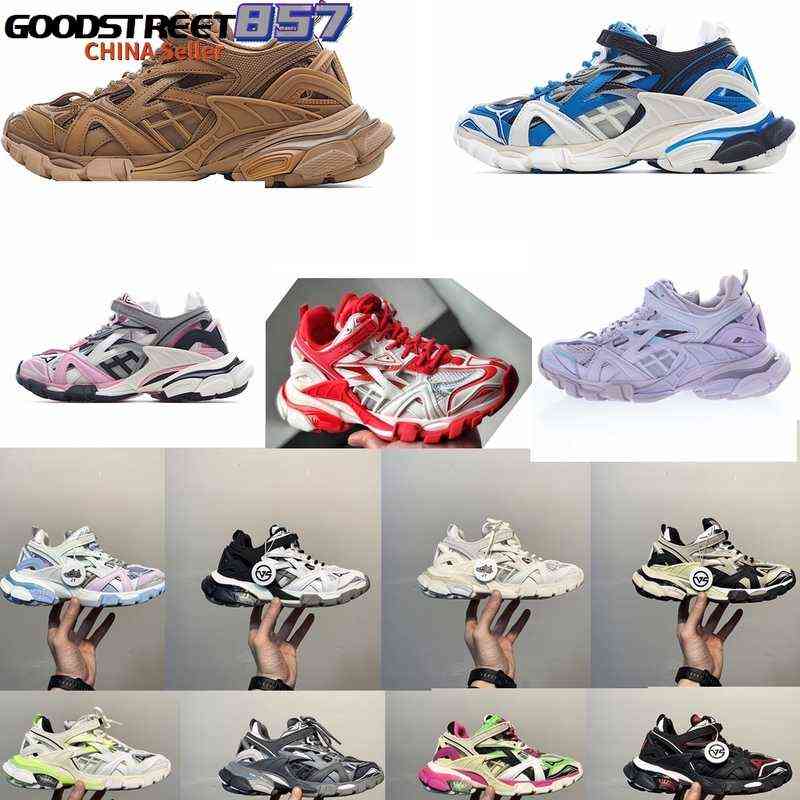

Classic Triple S 2.0 Shoes Luxury Mesh Nylon Sneakers Track 2 Trainers 4 Designer Men Women Outdoor Shoe, Customize