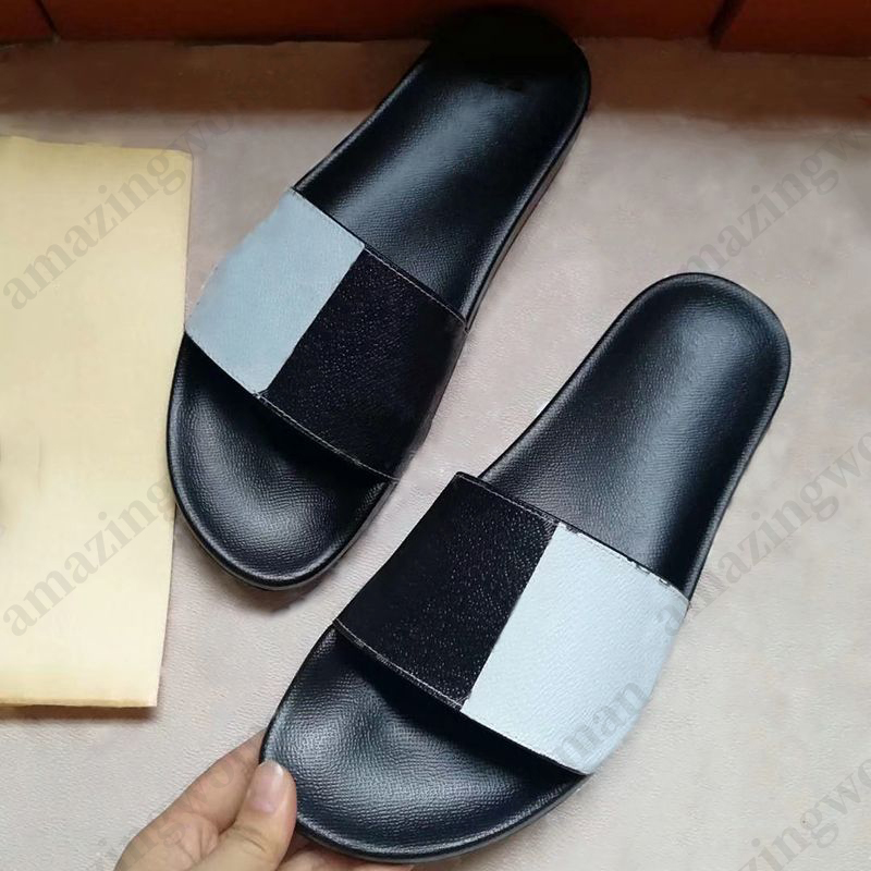 

2022 Designer Rubber Slide Luxury Men Slipper Floral Brocade Flip Flops Women Striped Tiger Bee Summer Beach Causal Slipper, Color 11