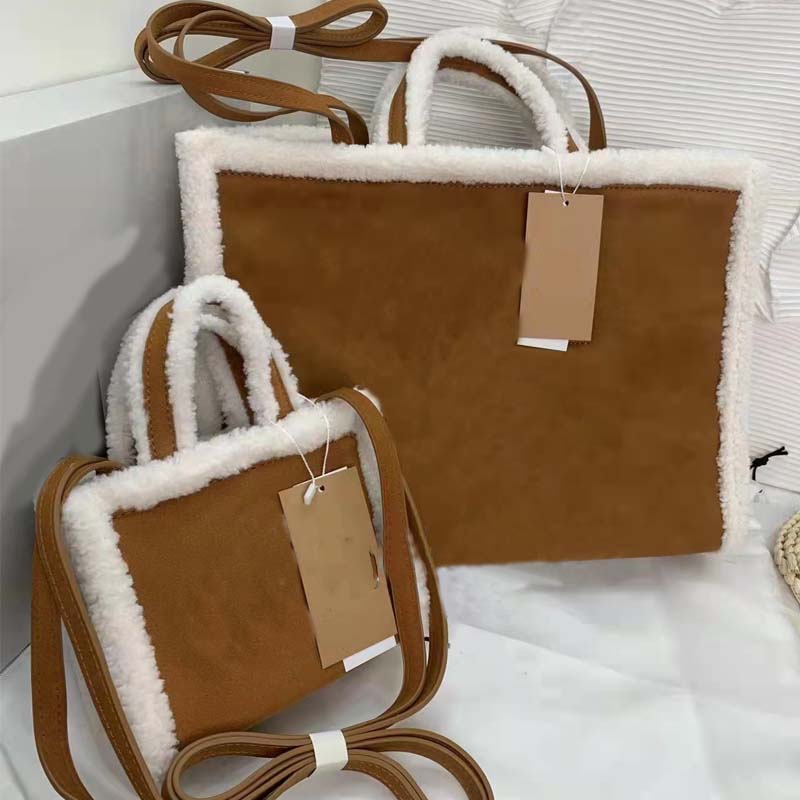 

women's fluffy tote bag shopping medium chestnut small bags high quality Soft Fur designer womens Plush handbags, I need see other product