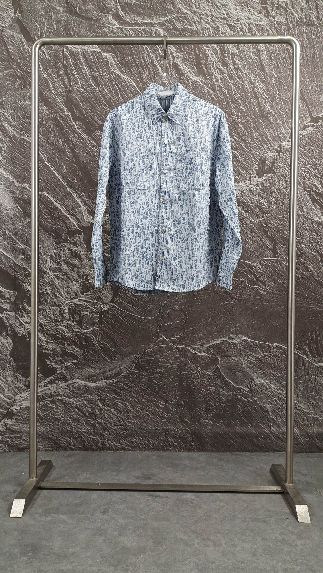 

Mens Dress Casual Shirts Luxury high-end Slim Silk T-shirt Long sleeve Casual business clothing plaid brand #008, Beige