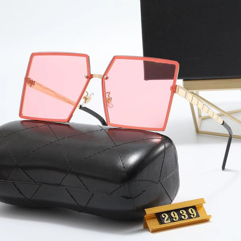 

sunglasses for woman 2939 Anti-Ultraviolet RECTANGLE SUNGLASSES Retro Shield lens Plate quare full frame Womens fashion Eyeglasses Random Box Factory Wholesale