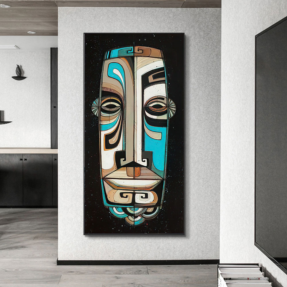 

Painting Abstract Black Blue Printed On Canvas Wall Art Posters And Prints Abstract Wall Artworks Pictures For Living Room Decor