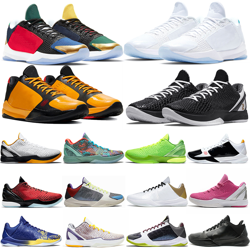 

Mamba 6 Protro Grinch Mens Basketball Shoes All-Star Prelude Mambacita Bruce Lee 5 Protro Tucke White Del Sol Men Trainers Sports Outdoor, Box