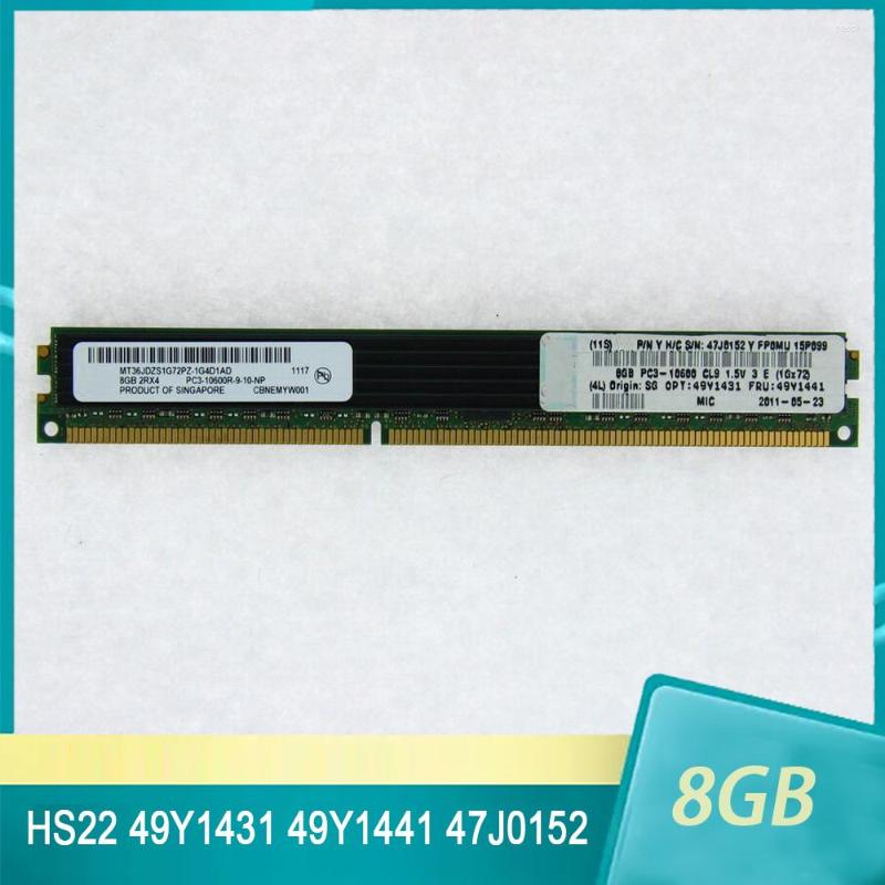 

For IBM RAM HS22 PC3-10600R 49Y1431 49Y1441 47J0152 8GB DDR3 1333 VLP DIMM Server Memory High Quality Fast Ship