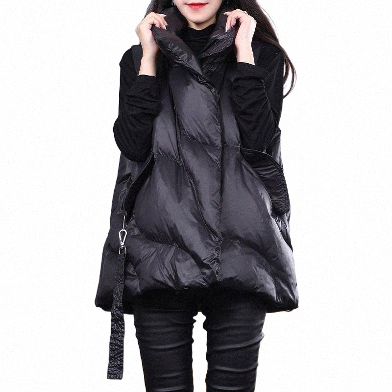 Women's Down & Parkas women's Down & Parkas Autumn Winter Vest Ultra Light Women Waistcoat Casual Short Sleeveless Female Jacket Loose-image-800016627