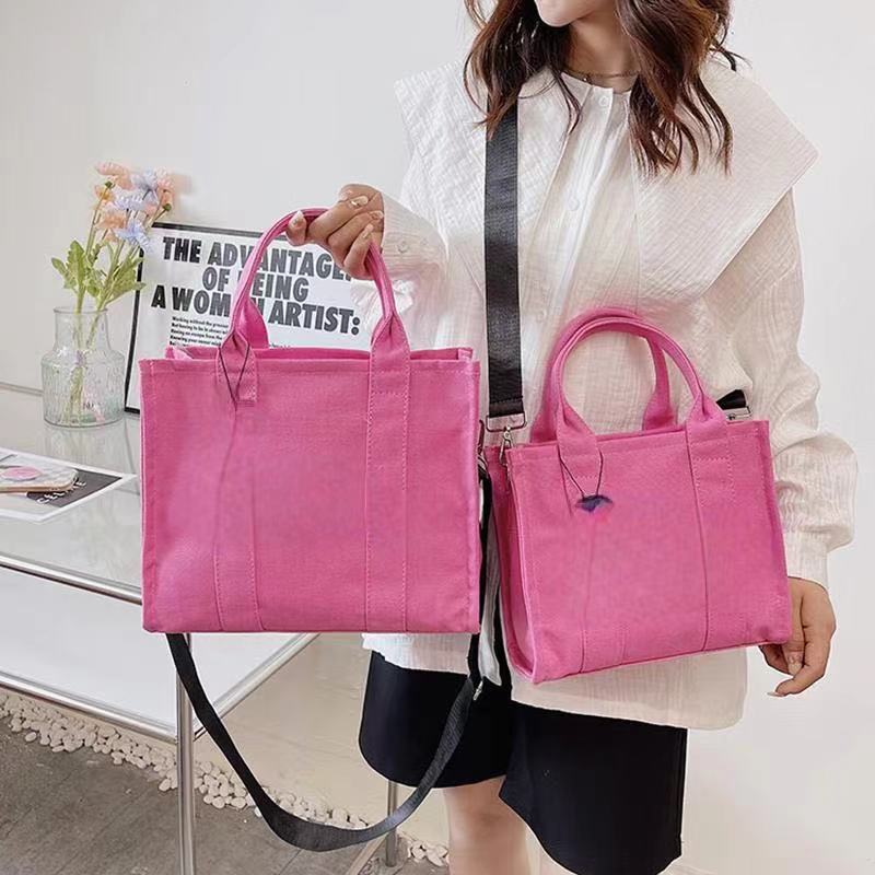 

Canvas light luxury bag oblique cross Wallet New Tote Handbag storage bag simple business leisure large capacity shopping fashionable women, Empty box only