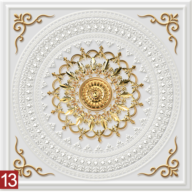 

New 3d Ceiling 3d three-dimensional sticker roof living room ceiling roof waterproof wallpaper ceiling decoration wallpaper, As show