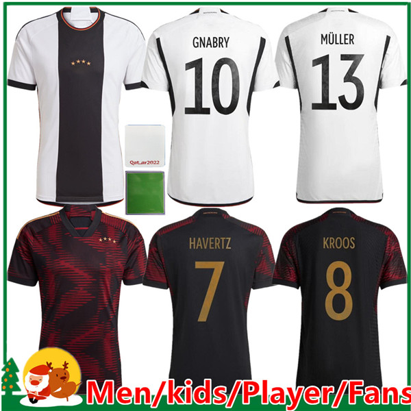 

Fans Player version 2022 2023 HUMMELS soccer jersey KROOS GNABRY WERNER DRAXLER REUS MULLER GOTZE football shirt germanyS Men kids kit women, Colour