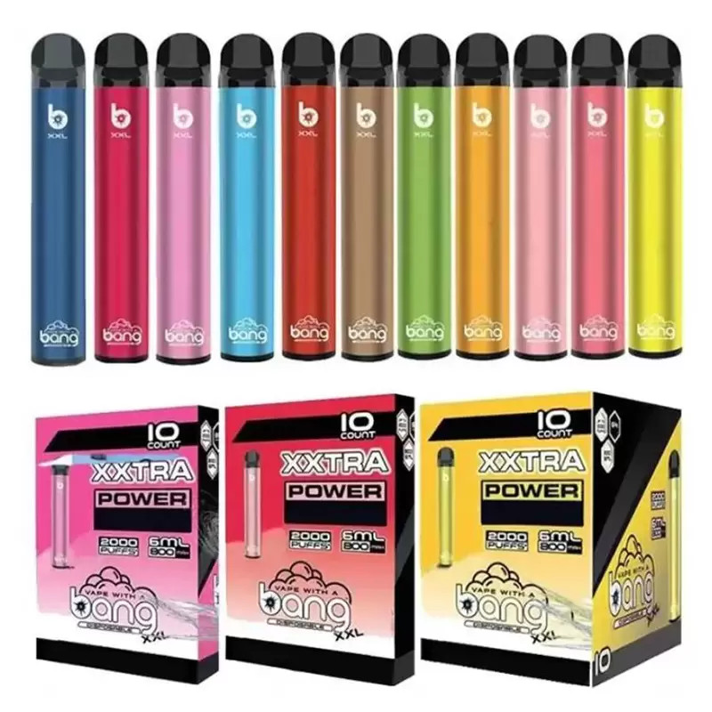 

Bang XXL Vape Pen 2000 Puffs 6ml Pre-filling oil Pods 800mAh Disposable Electronic Cigarette