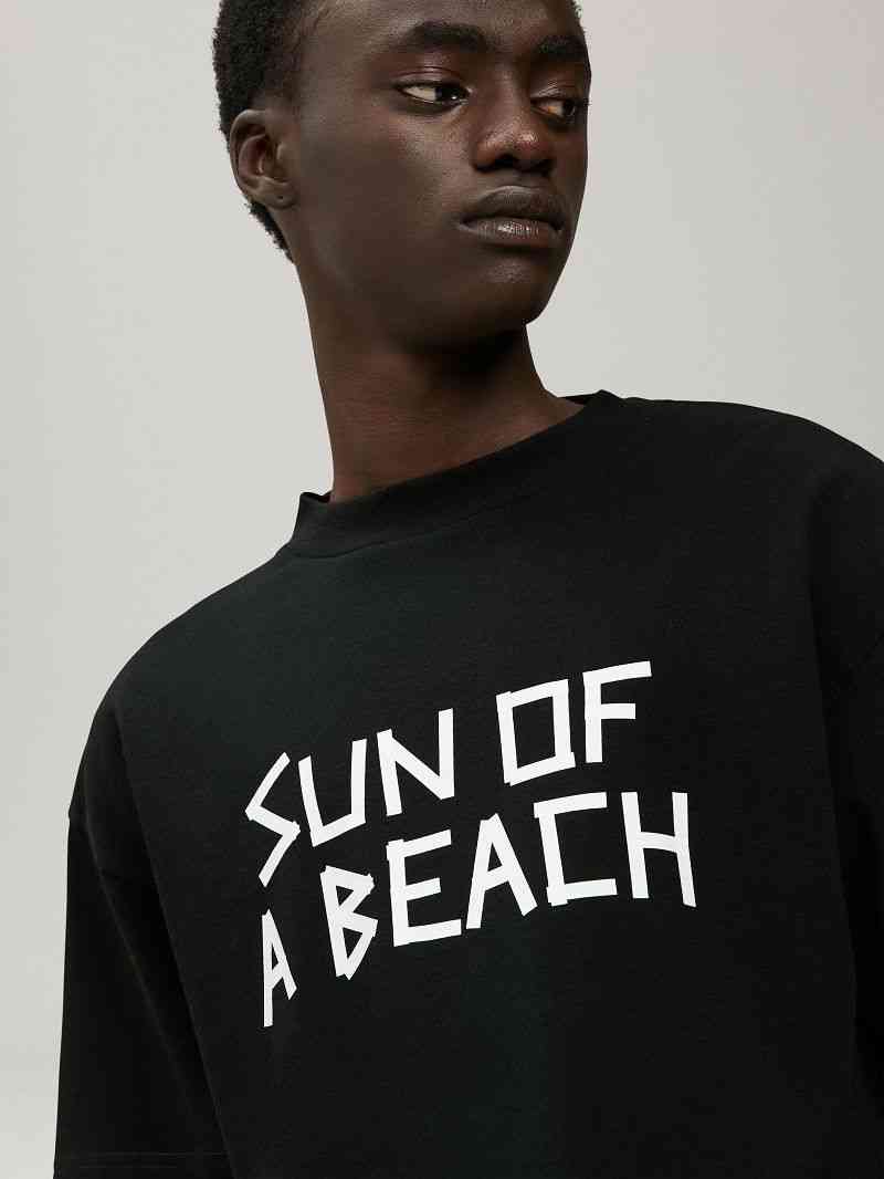 T Shirts Mens Palmes Angles Trendy Classic Shirts Sun Beach Cotton Short Sleeve Casual Fashion Oversize High Street Shirt
