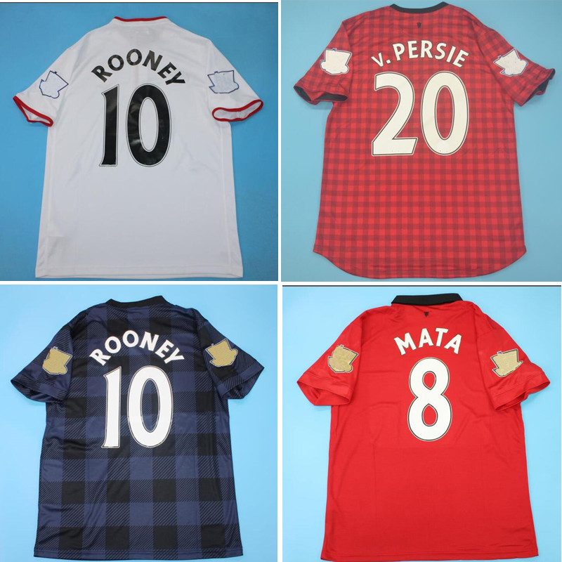 

Top 12 13 14 manchester ROONEY Retro Jerseys Classic Vintage CHICHARITO v.PERSIE Soccer jersey 2012 2013 2014 Kagawa utd football shirt GIGGS maillot de foot, Manchesterunited1314away