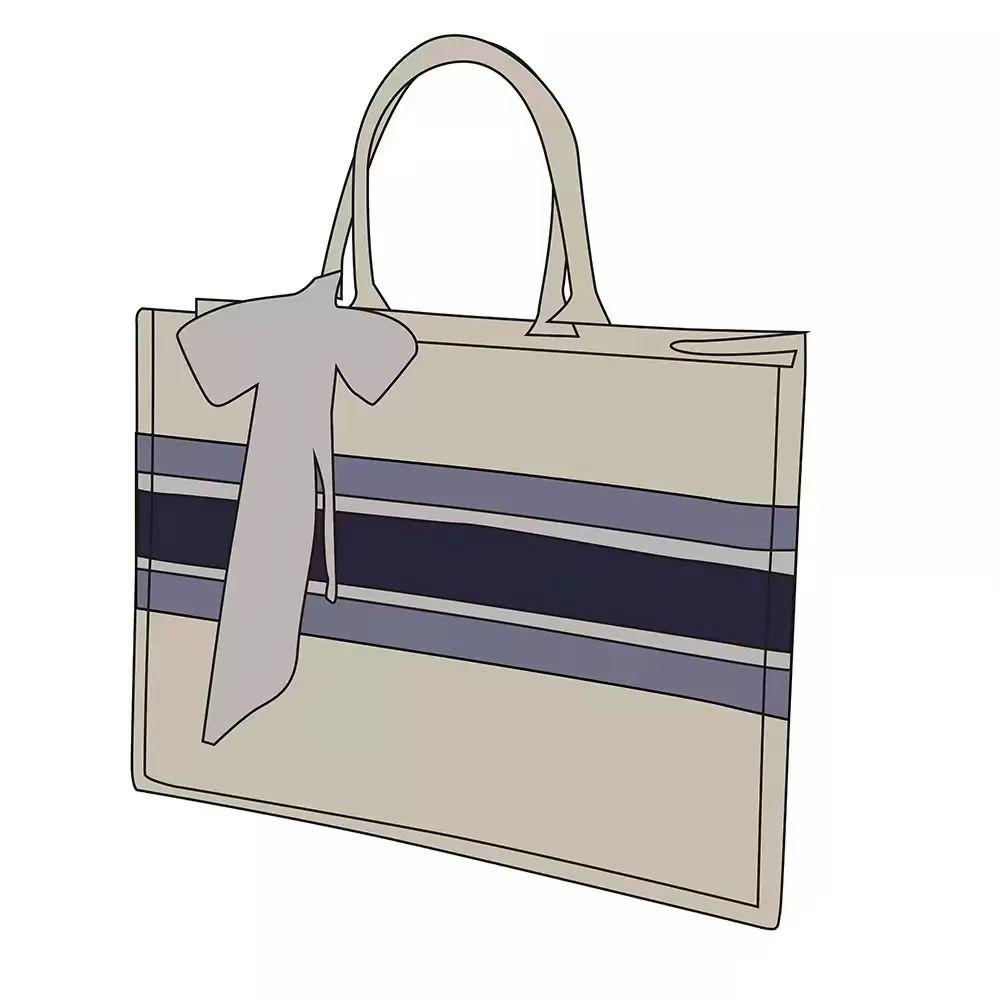 

Top Quality Designer Totes Fashion Tote Woman Bag Canvas Screen Print Luxury tiger Letter Handbags Design Shoulder Bags Lady Cowboy Purse, Freight