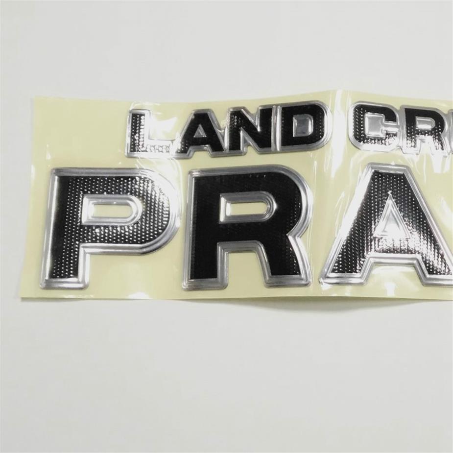 

3D Lettering Car Emblem Logo Sticker For Toyota Land Cruiser Prado Rear Trunk Boot Spare Tire Decal224N, As the picture show