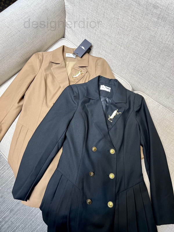 

Casual Dresses designer Ysnew autumn and winter 2022 suit dress feminine slim waist tight pleated skirt 8OGM, 2# packing bag