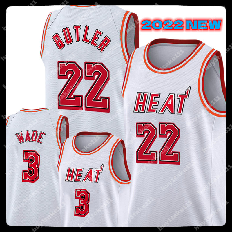 

Jersey 22 Jimmy Butler Miamis Heats Basketball 2022-23 City White Dwyane 3 Wade Tyler 14 Herro Kyle Lowry Bam Adebayo Duncan Robin, Men jersey