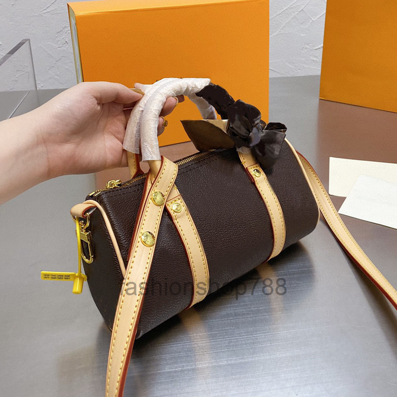 

TOP Quality 2022 printing pillow bags Luxurys designers Ladies high handbag Women fashion mother handbags cossbody bag shoulder totes letter, Black with logo 23x12 cm