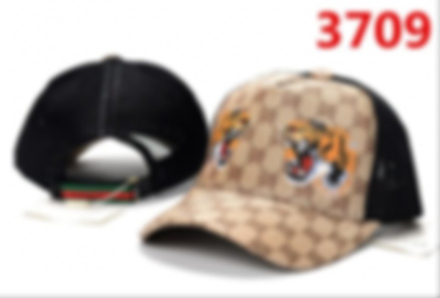 

2022 Designer Mens Baseball Caps woman Brands Tiger Head Hats bee snake Embroidered bone Men Women casquette Sun Hat gorras Sports mesh trucker Cap, Style 1
