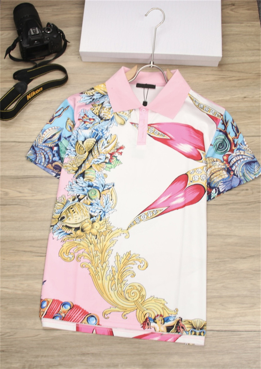 

Mens Polo Shirt Designer Man Fashion Horse T Shirts Casual Men Golf Summer Polos Shirt Embroidery High Street Trend Top Tee tl12