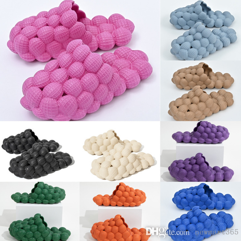 

Designer Men And Women Slippers Spa Massage Bubble Sandals Summer Shoes Wholesale, Purple