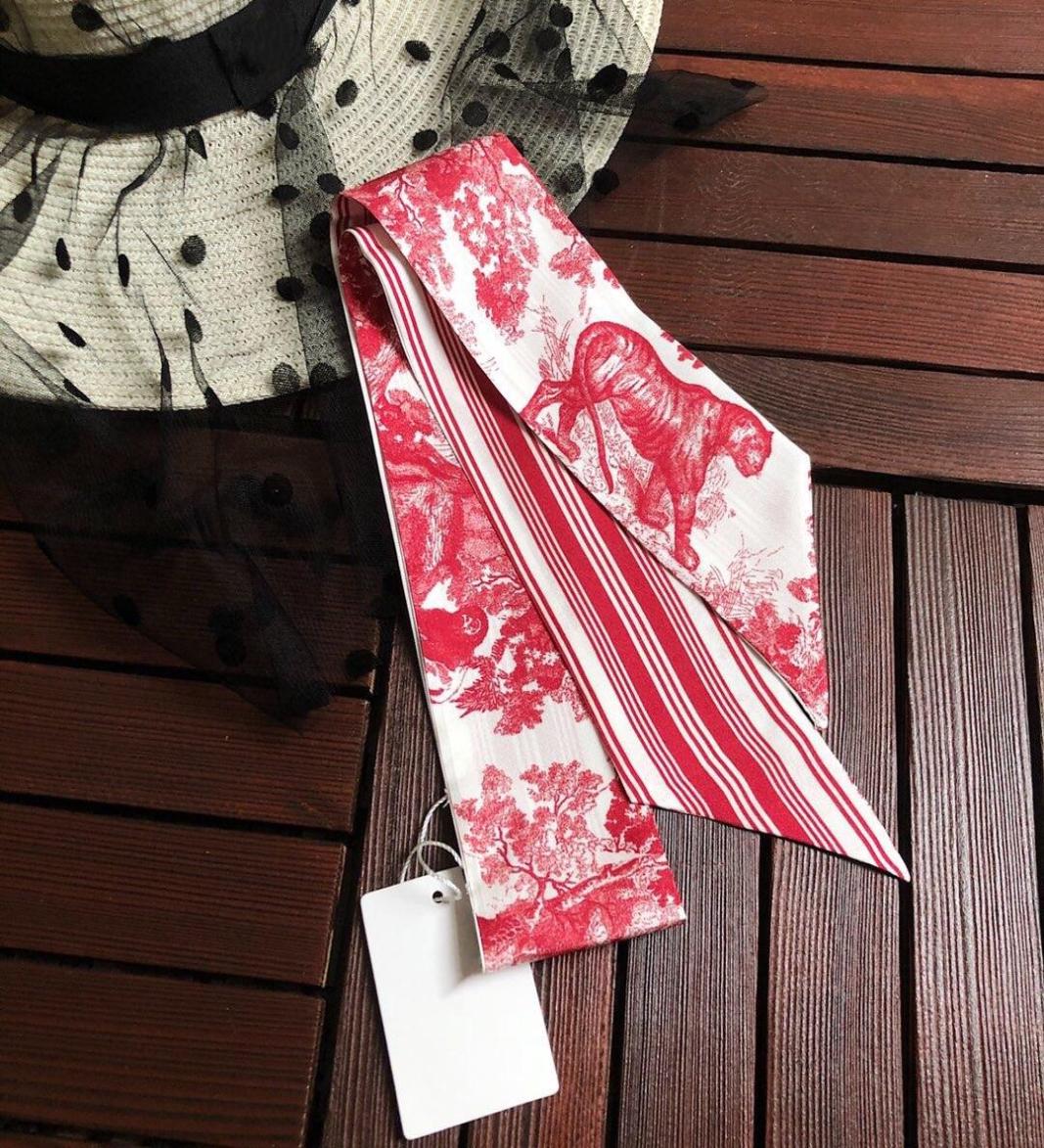 

Girls Silk Scarf Mitzah 100 Natural Fashion Headband BlueRed Women Silks Sc