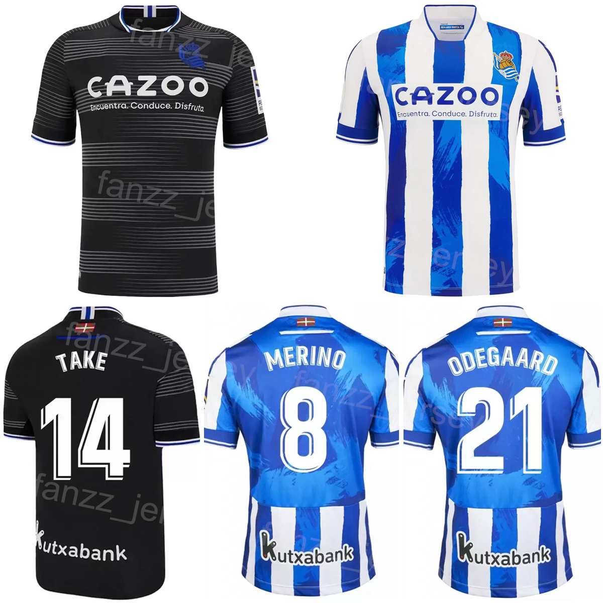 

2022 2023 Real Sociedad 3 ZUBIMENDI Soccer Jerseys Club 14 KUBO 19 ISAK 23 MENDEZ 5 ZUBELDIA 1 REMIRO 24 LE NORMAND ELUSTONDO MERINO SILVA MUNOZ Football Shirt Kits, Blue