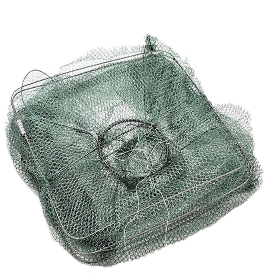 

2019 New Folding Fish Minnow Crab Fishing Bait Shrimp Trap Cast Net Cage Fishing Outdoor Fashion256c